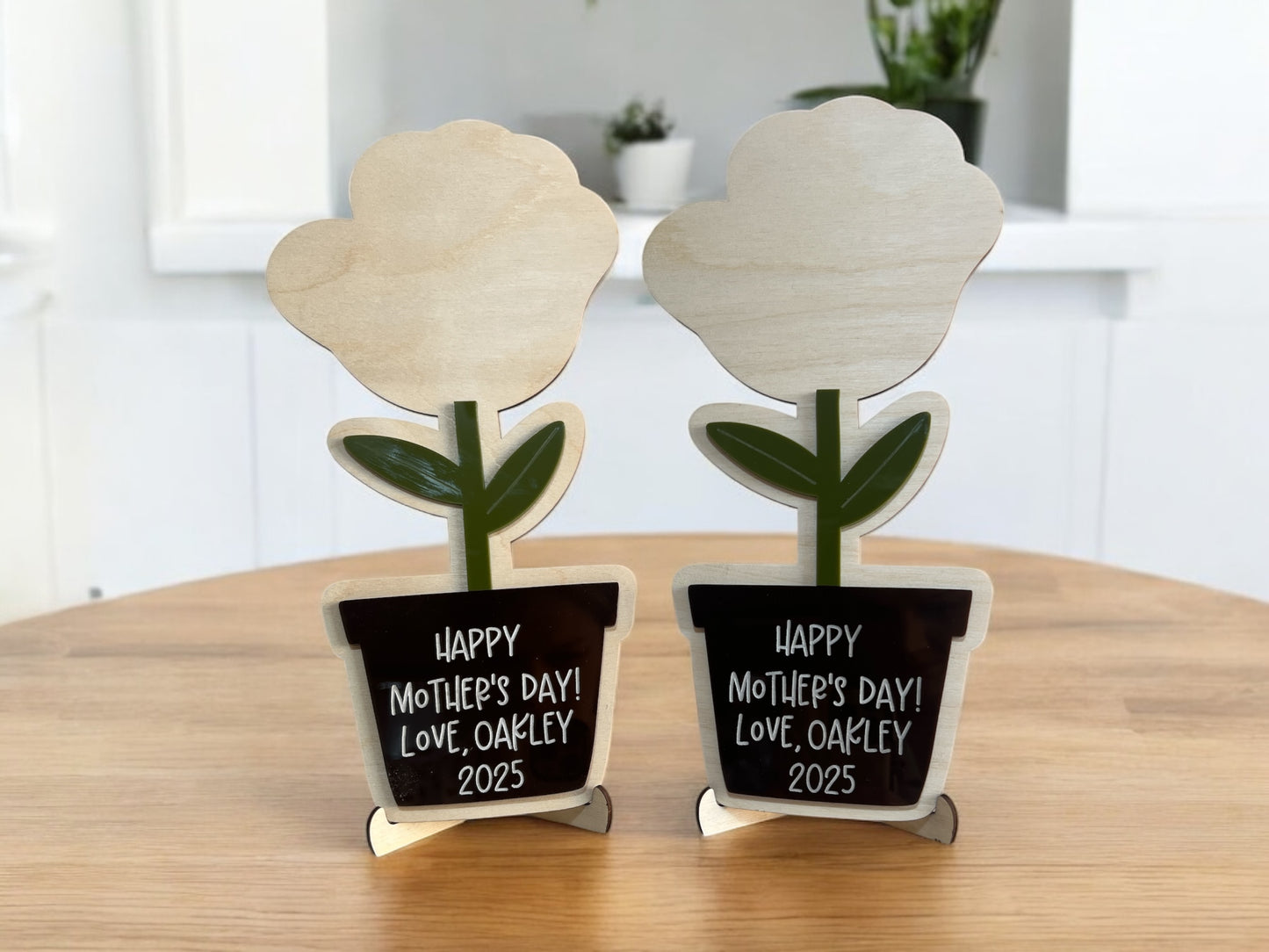Personalized DIY Flowerpot Handprint Sign