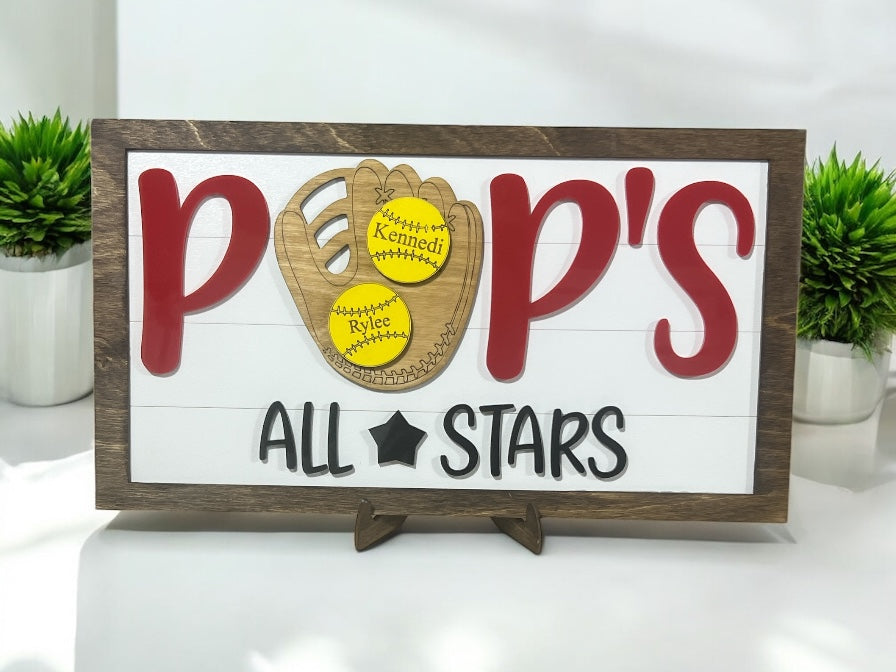 Personalized Baseball/ Softball Sign