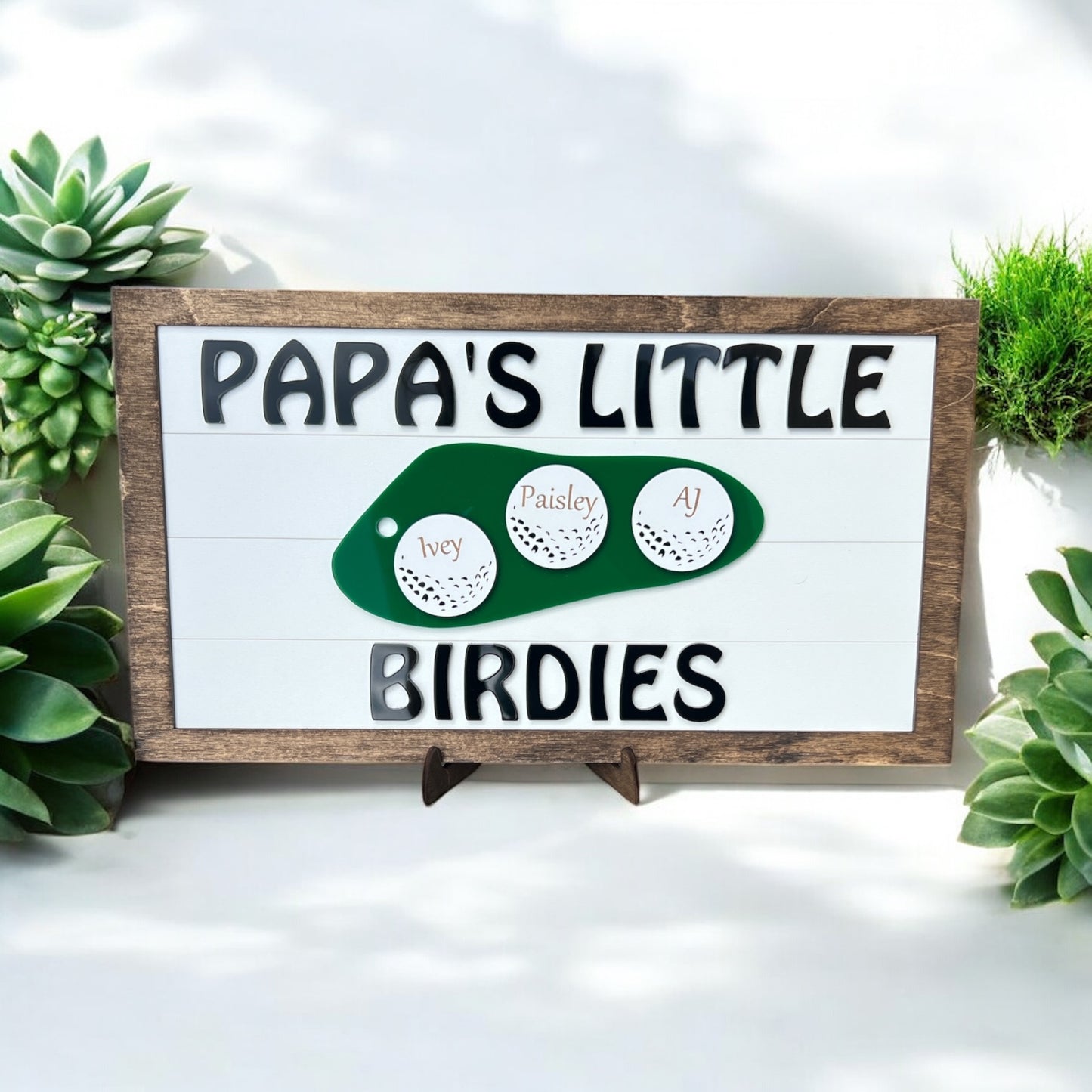 Personalized Little Birdie / Hole-In-One Golf Sign