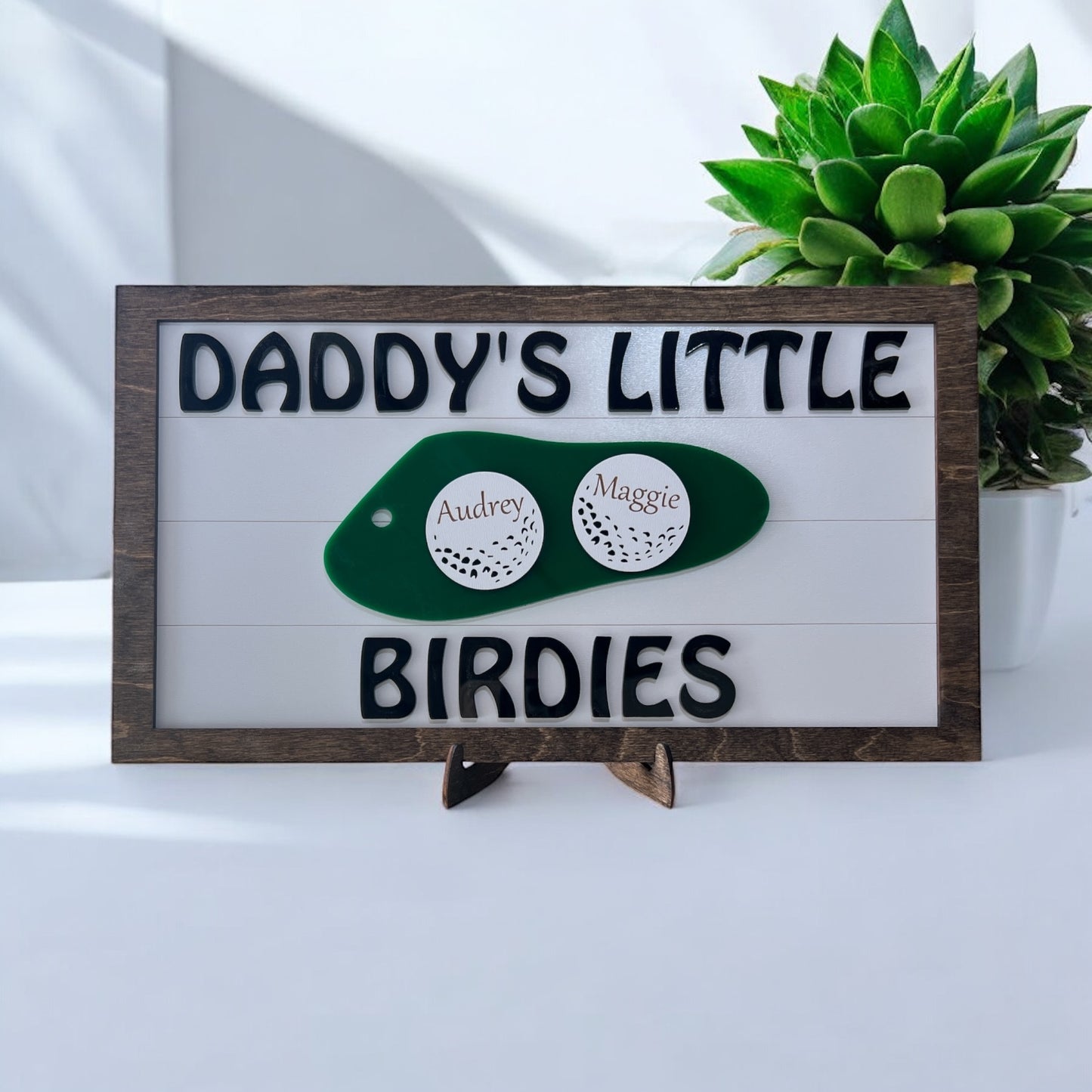 Personalized Little Birdie / Hole-In-One Golf Sign