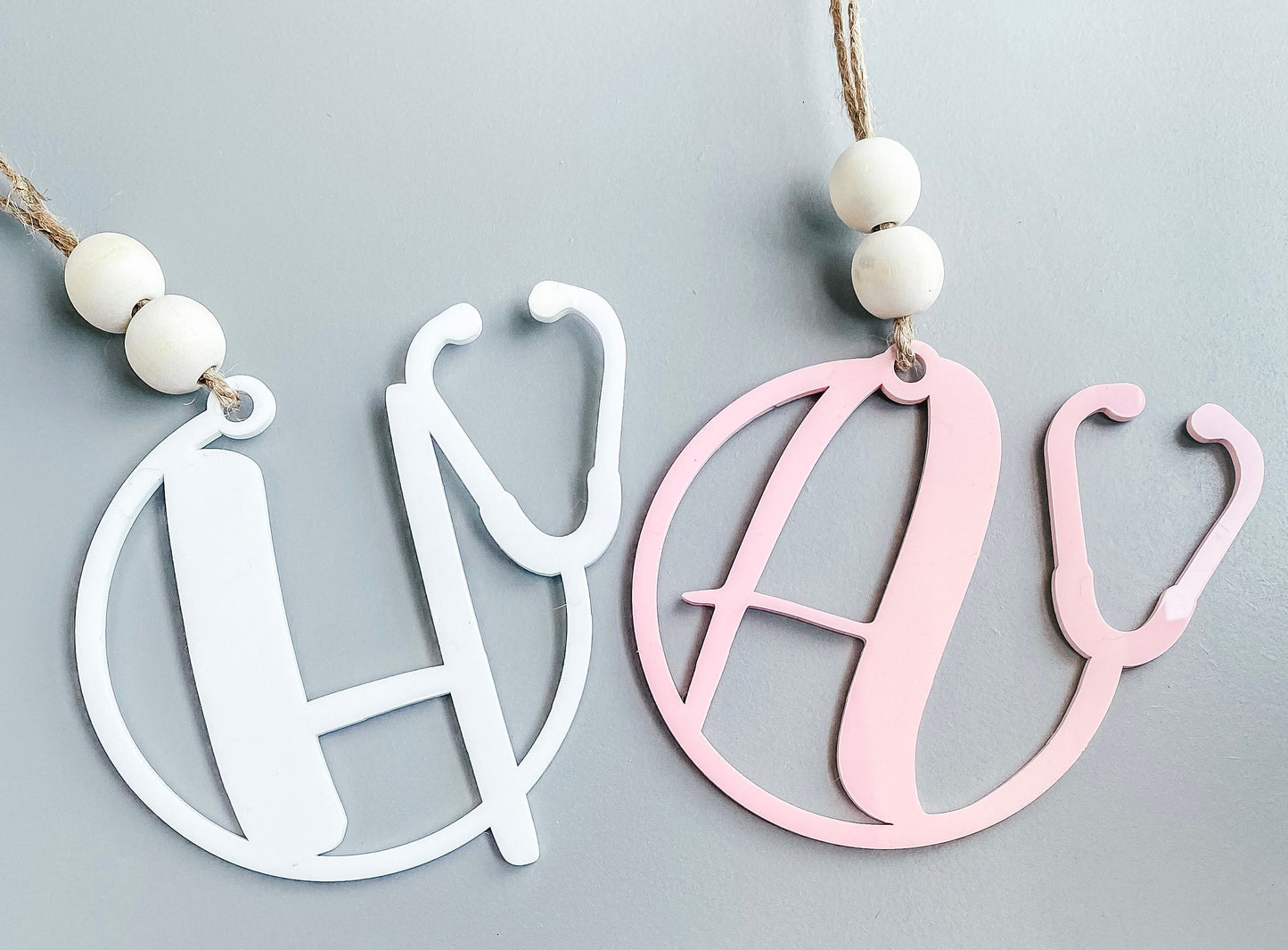 Rear View Mirror Charm, Medical Mirror Charm for Nurse, Gift for Her, Car Accessories, Gift for Nurser, Stethoscope Gift Ideas, Medical gift