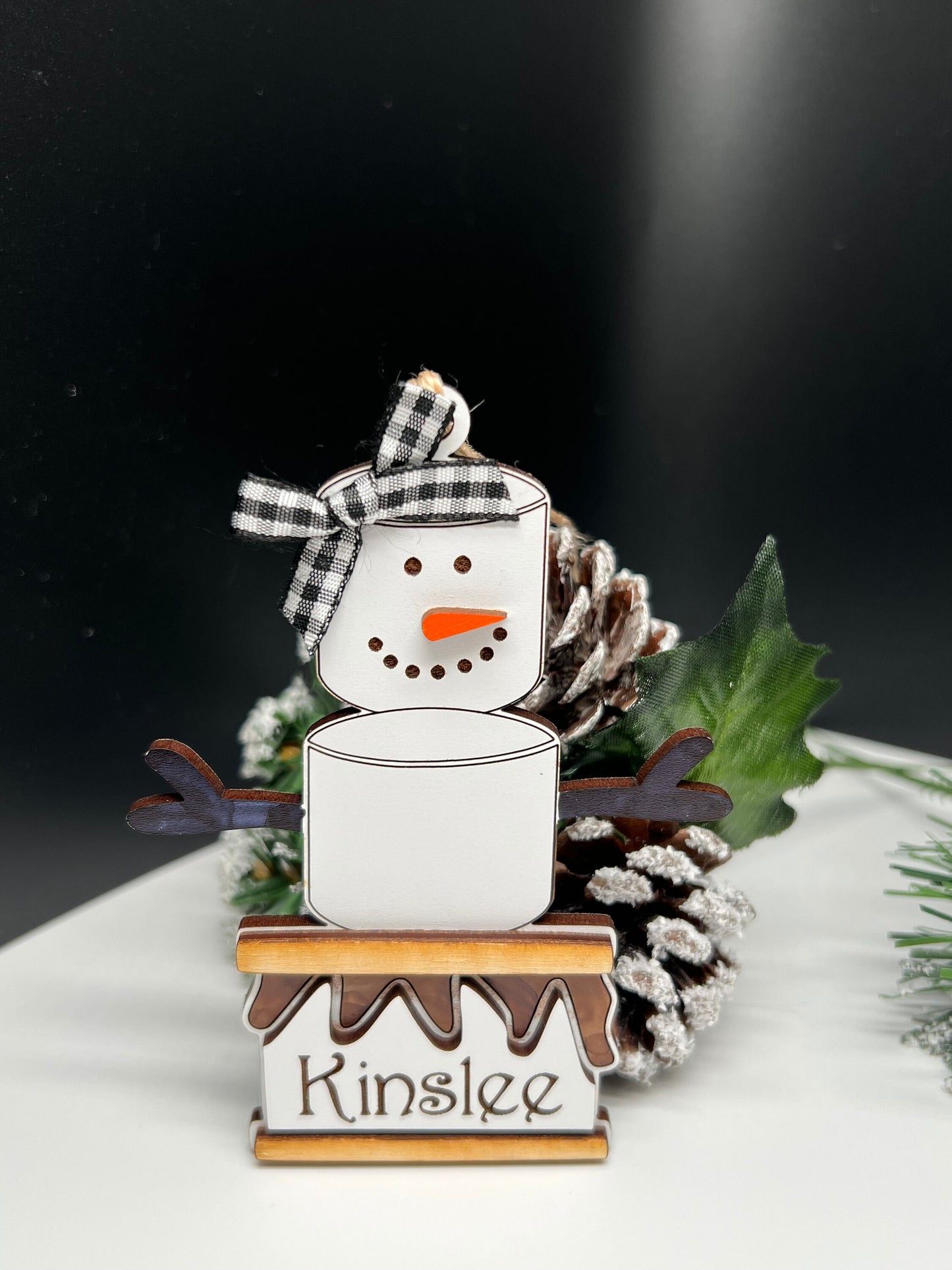 Personalized S'more Christmas Ornament, Personalized Christmas Family Ornament, Christmas Gift ideas, Christmas Tree Decor, Custom Ornament