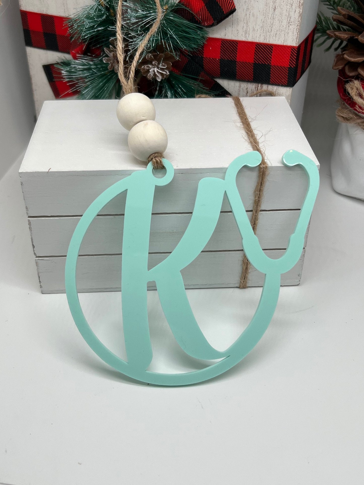 Rear View Mirror Charm, Medical Mirror Charm for Nurse, Gift for Her, Car Accessories, Gift for Nurser, Stethoscope Gift Ideas, Medical gift