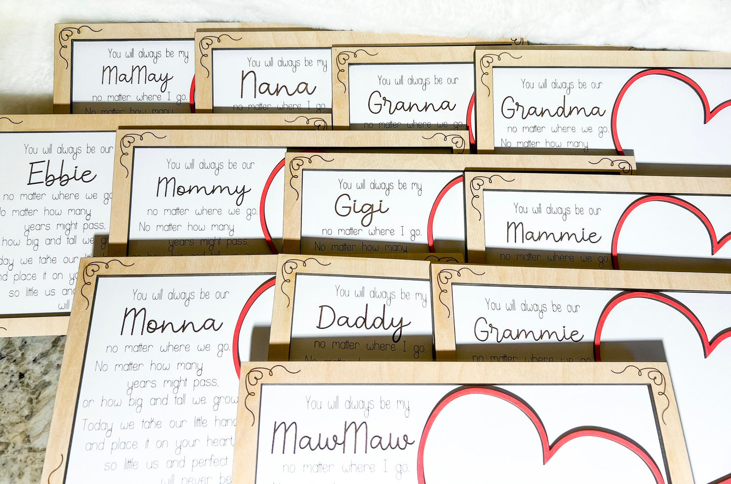 Personalized Handprint sign for Mom, Gift for Her, Mother's Day 2025, Gift for Grandparent's, Keepsake gifts, Handmade Mother's Day, New Mom