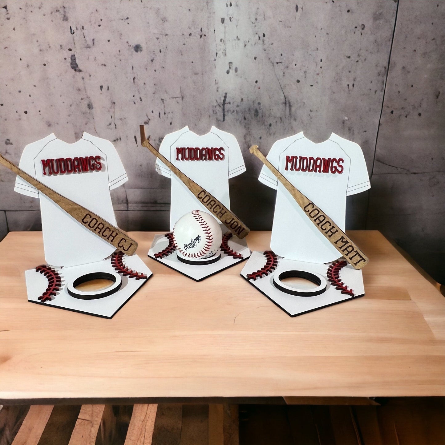 Personalized Baseball Ball Holder, Custom Ball Holder, Coaches Gift, End of Season Baseball Gift, Softball Gift,Team Ball Display, Team Gift
