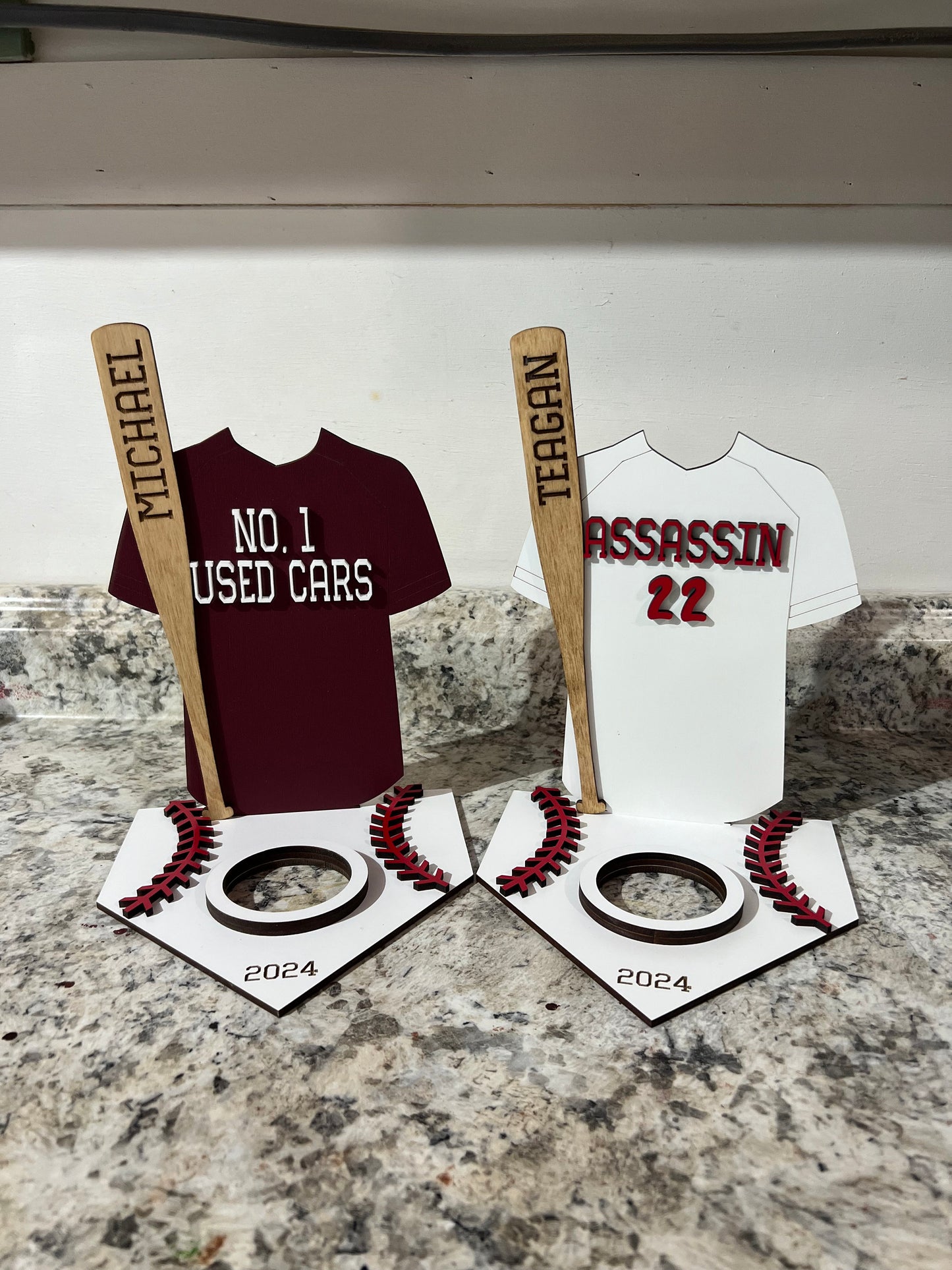 Personalized Baseball Ball Holder, Custom Ball Holder, Coaches Gift, End of Season Baseball Gift, Softball Gift,Team Ball Display, Team Gift