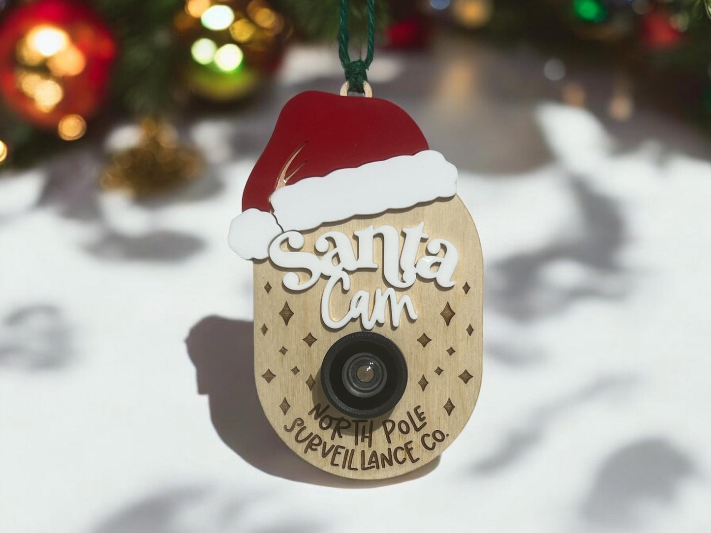 Custom Elf Surveillance/Santa Magnet Cam, Christmas Elf/Santa Camera Ornament, Christmas Eve Activity, Personalized Christmas Cam Magnet