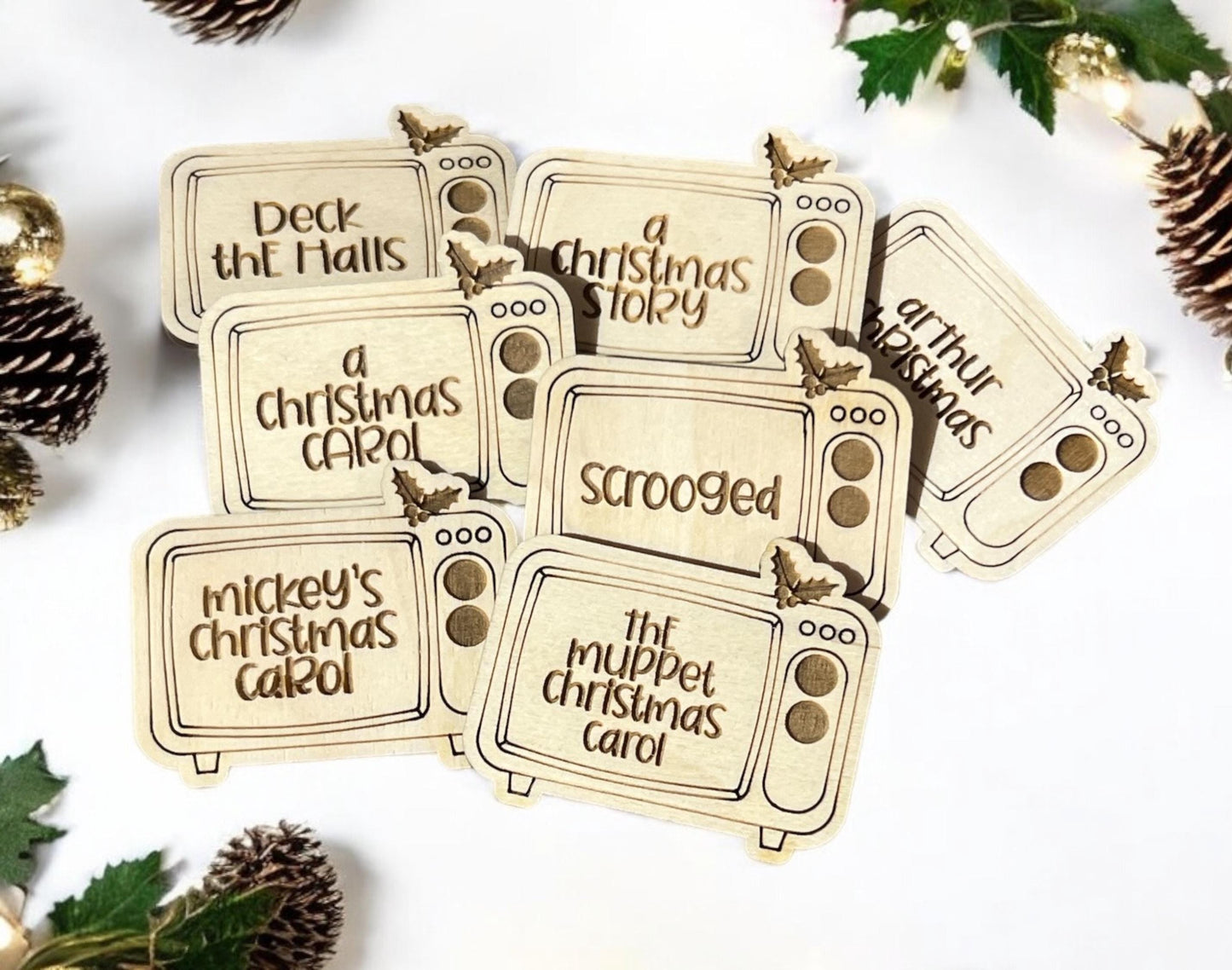 Christmas Movie Tokens, Christmas Countdown, Movie Bucket list, Advent Calendar tokens,Family Activity, Fun for kids, Christmas Elf idea