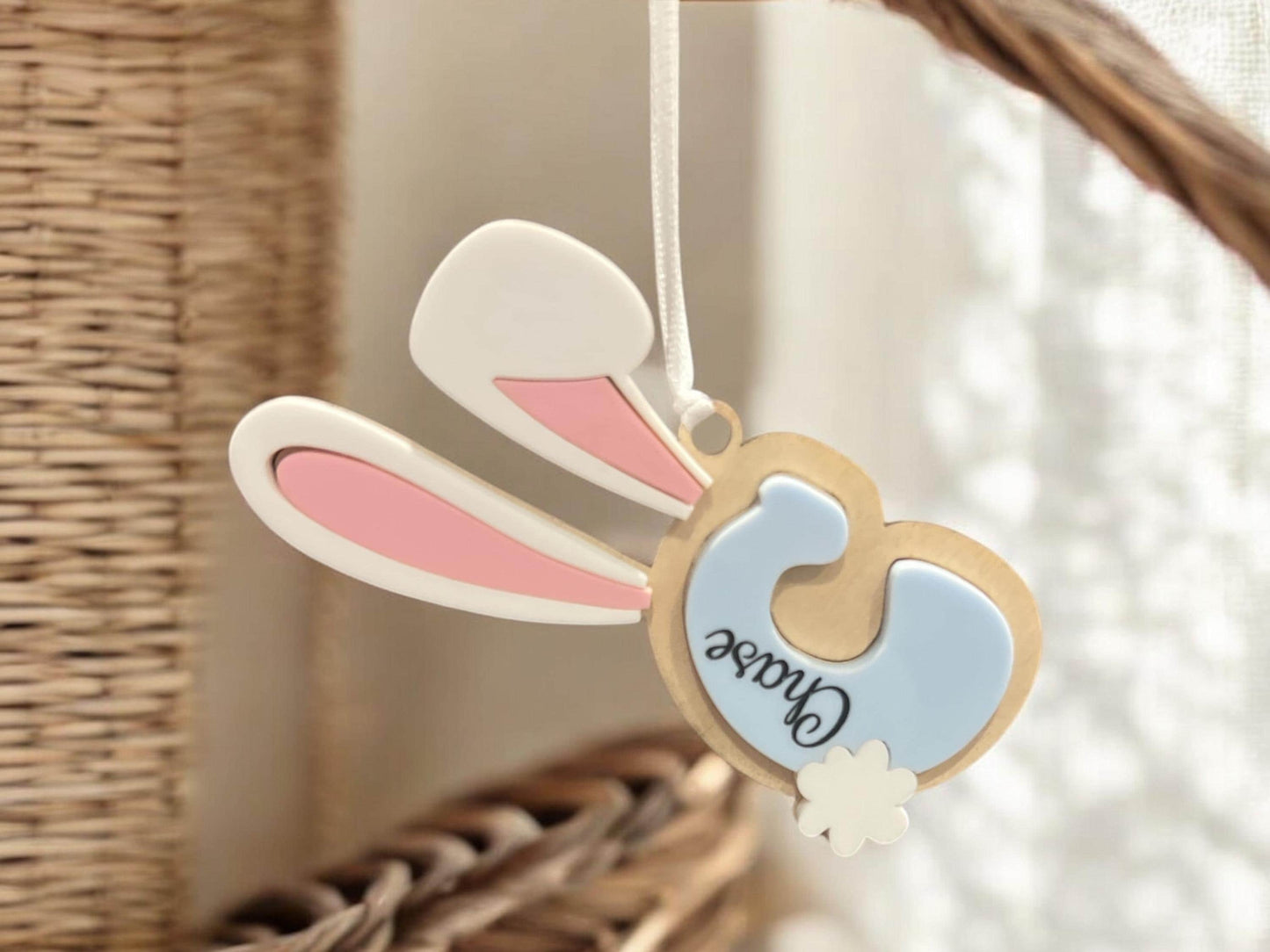 Personalized Easter Basket Tags, Easter Gift Tags, Monogram Name Easter Tag, 2025 Easter, Easter Ideas, 1st Easter, Gift for Her/Him