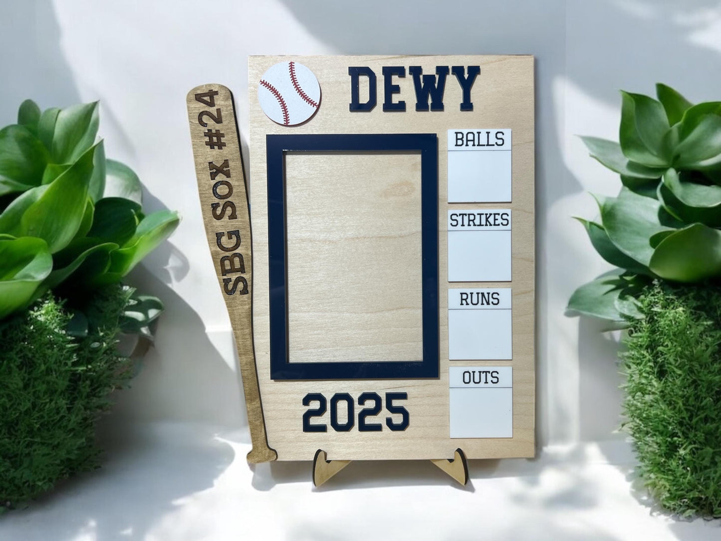 Personalized Baseball/Softball Frame, Custom Baseball/Softball Frame, Sports Frame, Baseball Gifts, Softball Gift, Sports Frame Decor