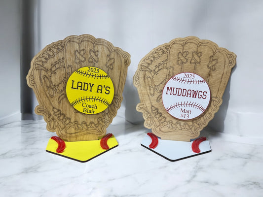 Personalized Baseball Softball Sign
