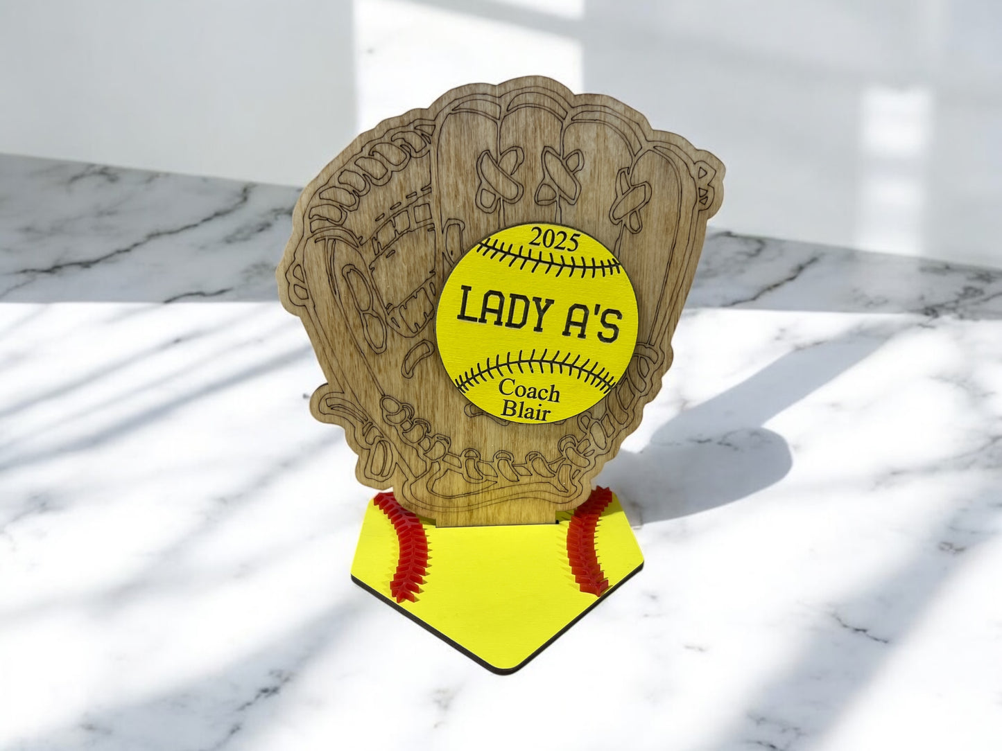Personalized Baseball Softball Sign