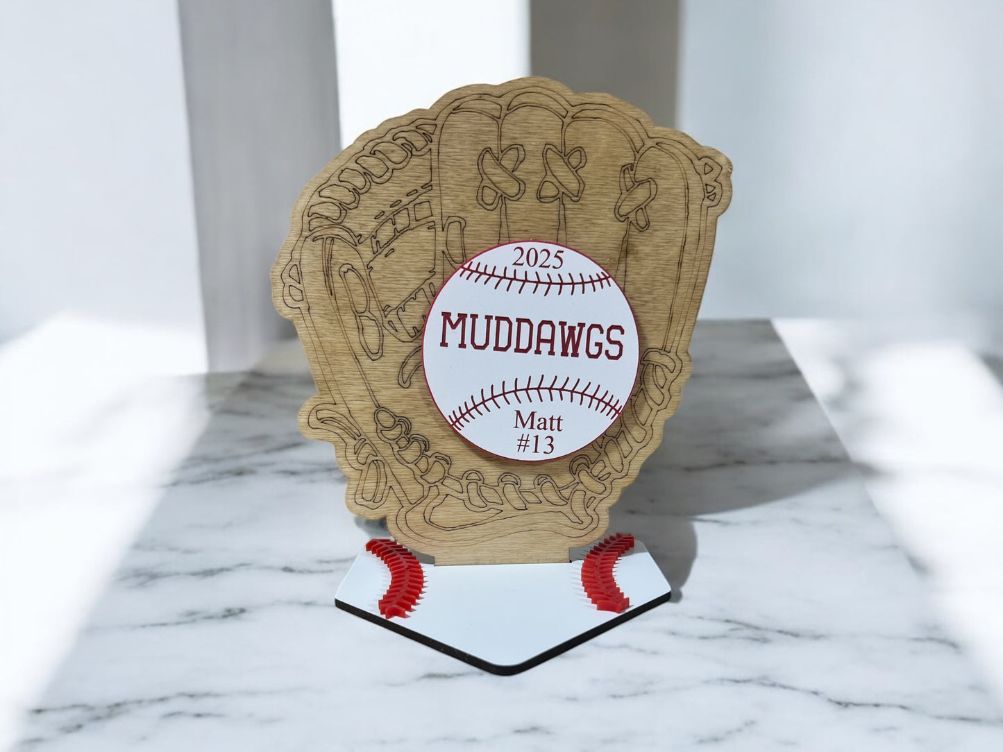 Personalized Baseball Softball Sign