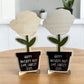 Personalized DIY Flowerpot Handprint Sign