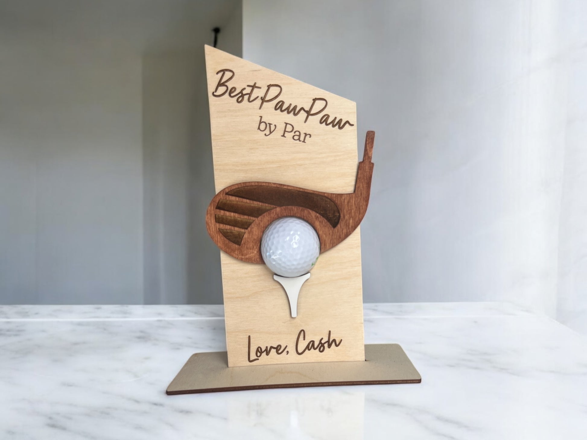 Golf ball holder- American Walnut
