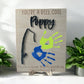 Reel Cool Handprint Sign - Personalized Fishing Father's Day Gift