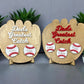 Personalized Baseball Greatest Catch Glove Sign - Custom Father's Day Gift