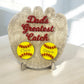 Personalized Baseball Greatest Catch Glove Sign - Custom Father's Day Gift