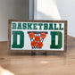 Personalized Basketball Dad Sign - Custom Sports Father's Day Gift