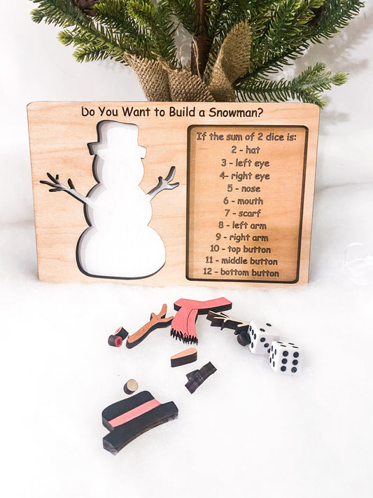Do You Want to Build a Snowman Game, School Gifts from Kids, Stocking Stuffers, Activities for Kids, Gifts for kids, Christmas Games, Party