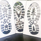 Santa Footprints, Santa Boot Stencils, Night Before Christmas Ideas, New Traditional Christmas Ideas, Activities for Children, New Baby Idea
