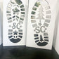 Santa Footprints, Santa Boot Stencils, Night Before Christmas Ideas, New Traditional Christmas Ideas, Activities for Children, New Baby Idea