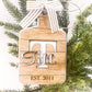 Personalized Cutting Board Ornament, Gift for Her, New Home Gift, Last Name Ornament, Monogram Ornament, Custom Ornament, Gift Ideas