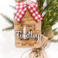 Personalized Cutting Board Ornament, Gift for Her, New Home Gift, Last Name Ornament, Monogram Ornament, Custom Ornament, Gift Ideas
