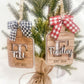 Personalized Cutting Board Ornament, Gift for Her, New Home Gift, Last Name Ornament, Monogram Ornament, Custom Ornament, Gift Ideas