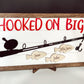 2025 Hooked On Custom Fishing Frame, Wood Fishing Sign, Gift for Him, Gift for Her, Fishing Gift, Sports Sign, Grandparent Gift, Unique Gift