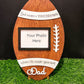 Personalized Football Frame, Father's Day 2025, Sports Photo Frame, Gift for Him/Her, Grandparents Gift, Custom Wood Frame, Birthday Gift