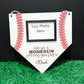 Personalized Baseball Frame, Fathers Day 2025, Hanging Baseball Frame, Gift for Him, Gift for Grandparent, Coach Gift, Sports Frame, HomeRun