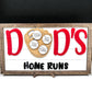 Personalized Baseball Softball Sign, Father's Day 2025, Sports Frame, Gift for Him, Home Run Sign, All Stars Sign, Custom Sports Signs
