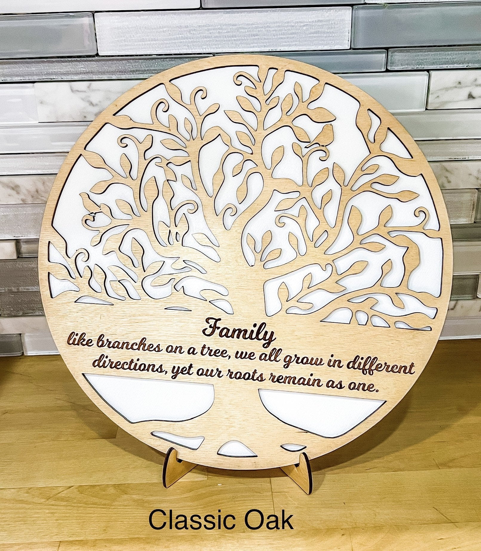 Wooden Family Tree Sign, Gift for Her, Personalized Mother's Day Gift, Mother's Day Gift, Gift for Grandma, Family Tree Sign, Gift for Mom