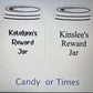 Kids Personalized Reward Jars, Custom Reward Jars for Teachers, Incentive Jar, Potty Reward Jars, Dinosaur Tokens, Custom Name Reward Jars
