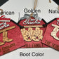 Personalized Boot/Barn Ornament, Farm Ornament, Custom Family Ornament, Christmas Ornament, Personalized Stocking Ornament, Family Name Gift