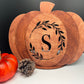 Pumpkin Initial Candle Holder, Fall/Autumn Decor, Monogram Pumpkin Gift, Home Decor, Light up Candle Holder, Halloween Decor, Pumpkin Decor