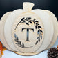 Pumpkin Initial Candle Holder, Fall/Autumn Decor, Monogram Pumpkin Gift, Home Decor, Light up Candle Holder, Halloween Decor, Pumpkin Decor