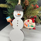 Personalized Artist Snowman Ornament, Gift for Artist/Painter, Snowman Ornament, Christmas Decor, Gift for Kids, Christmas Tree Ornament