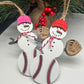 Personalized Baseball Snowman Ornament, Gift for Coach, Softball Gift, Baseball Ornament, Christmas Tree Decor, Snowman Ornament, Coach/kids