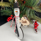 Personalized Fishing Snowman Ornament, Kids Christmas Ornament, Fishing Ornament, Gift for him, Fishing Gift, Sports Ornament, Holiday Decor
