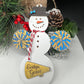 Personalized Cheerleading Snowman Ornament, Christmas Snowman Ornament, Sports Ornament, Gift for Coach/kids, Cheer Gift, Custom Cheer Gift