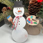 Personalized Artist Snowman Ornament, Gift for Artist/Painter, Snowman Ornament, Christmas Decor, Gift for Kids, Christmas Tree Ornament