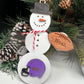 Personalized Football Snowman Ornament, Football Christmas Ornament, Gift for Coaches, Christmas Tree Decor, Sports Ornament, Custom Snowman