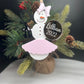 Personalized Dance/Ballet Snowman Ornament, Gift for her/teacher/daughter, Custom Ornament, Personalized Christmas Ornament,Snowman Ornament