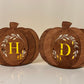 Pumpkin Initial Candle Holder, Fall/Autumn Decor, Monogram Pumpkin Gift, Home Decor, Light up Candle Holder, Halloween Decor, Pumpkin Decor