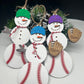 Personalized Baseball Snowman Ornament, Gift for Coach, Softball Gift, Baseball Ornament, Christmas Tree Decor, Snowman Ornament, Coach/kids