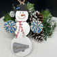 Personalized Cheerleading Snowman Ornament, Christmas Snowman Ornament, Sports Ornament, Gift for Coach/kids, Cheer Gift, Custom Cheer Gift