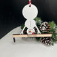 Personalized Gymnast Snowman Ornament, Snowman Ornament, Tree Ornament, Gift for Gymnast, Gymnastic Gift, Gift for Coach, Custom Snowman