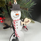 Personalized Fishing Snowman Ornament, Kids Christmas Ornament, Fishing Ornament, Gift for him, Fishing Gift, Sports Ornament, Holiday Decor